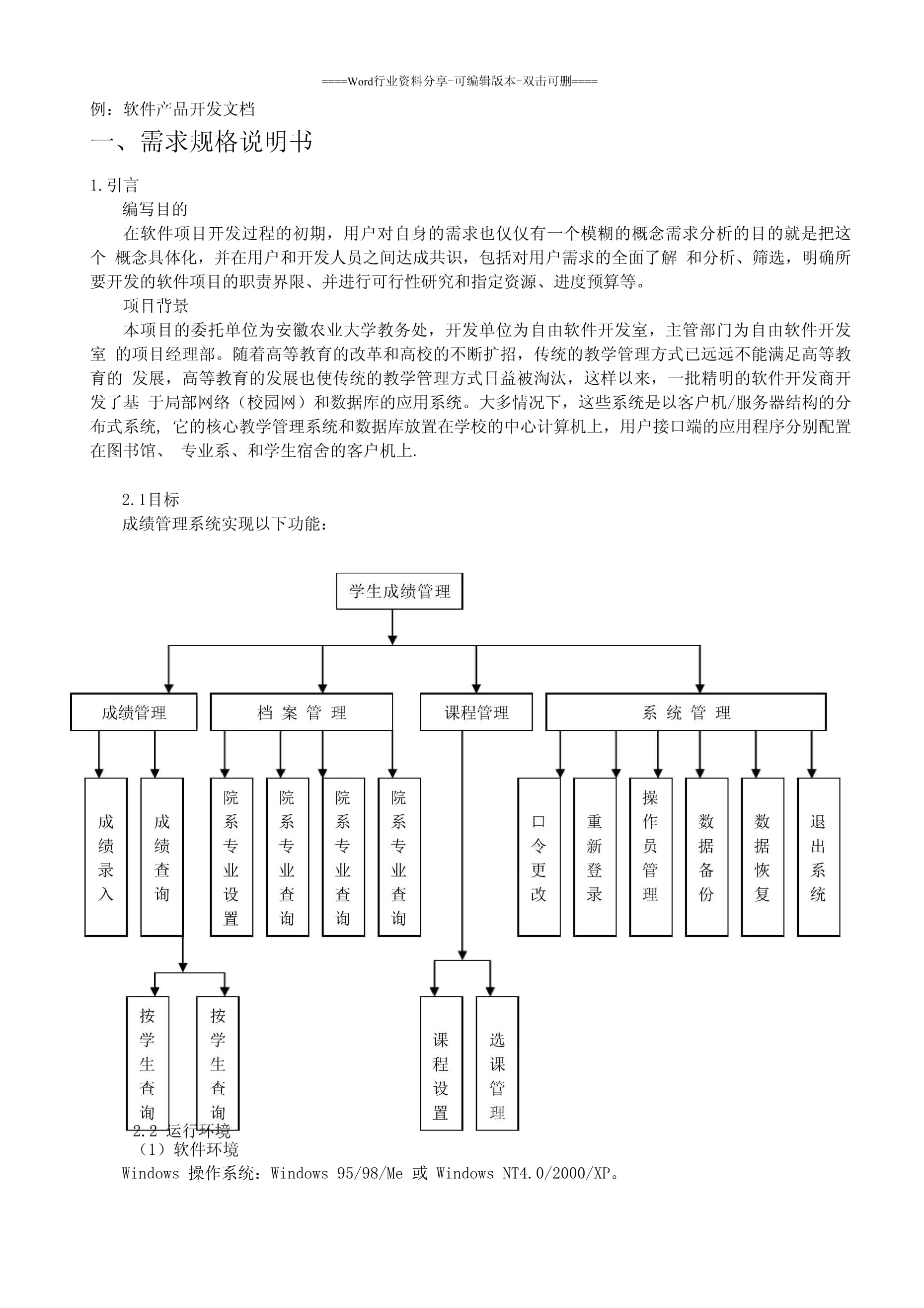 互联网数据服务软件产品开发文档编写指南